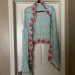 Floral Embellished Women's Jacket